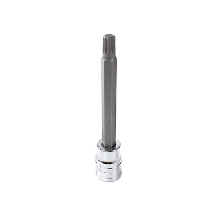 Capri Tools 3/8 in Drive Long 8 mm XZN Triple Square Bit Socket CP30060